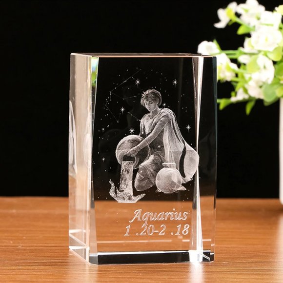 Personalized Laser Engraved Hologram Prism - Picture 2 of 7